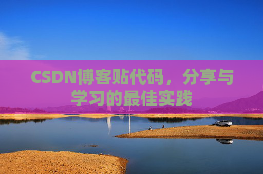 CSDN博客贴代码，分享与学习的最佳实践